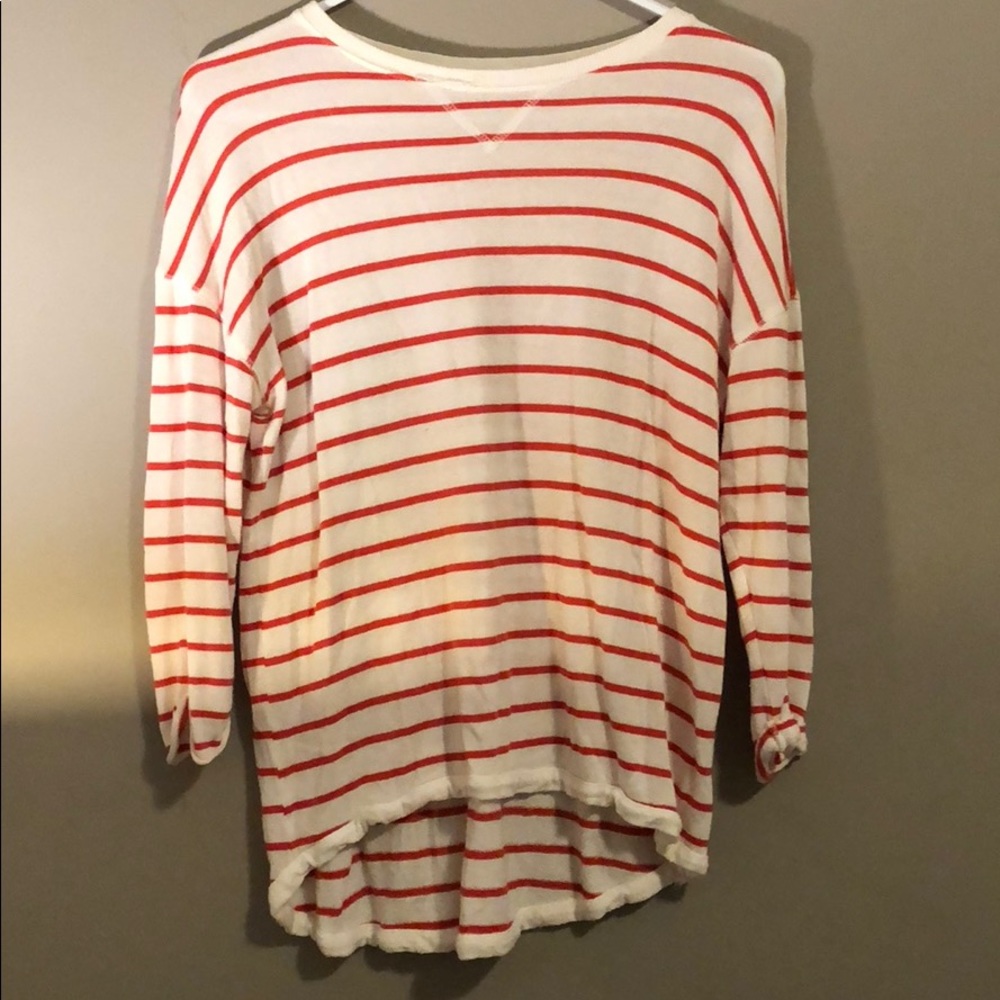 Striped sailor like top
